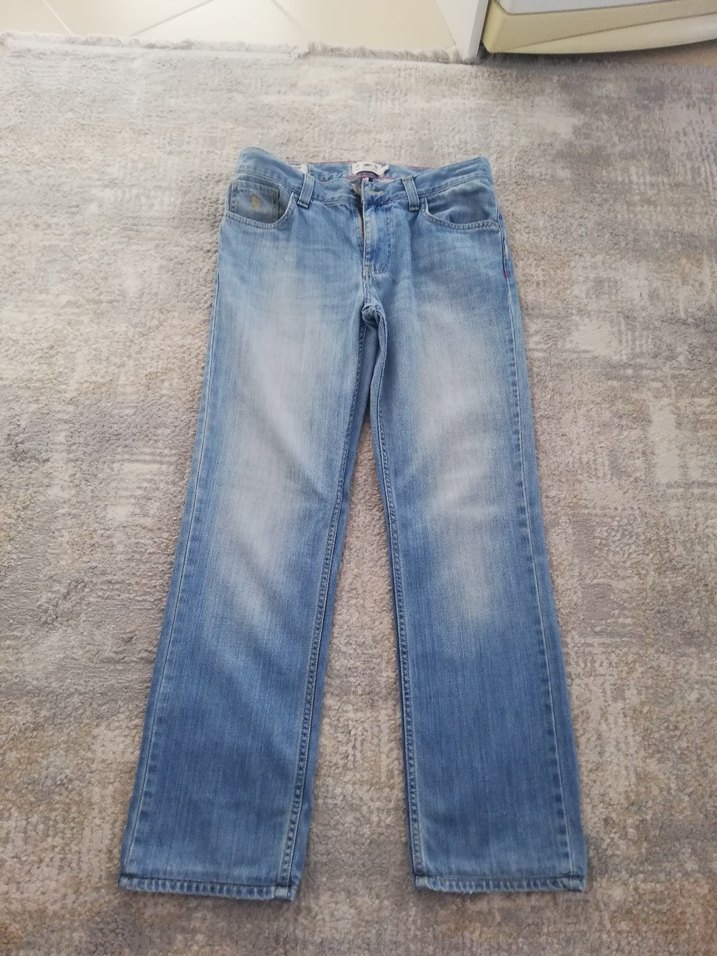 Mavi  Denim Pantolon - Görsel 3