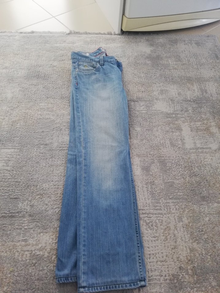 Mavi  Denim Pantolon - Görsel 2