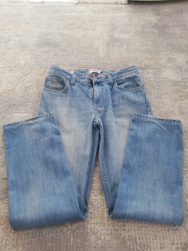 Mavi  Denim Pantolon - Görsel 4