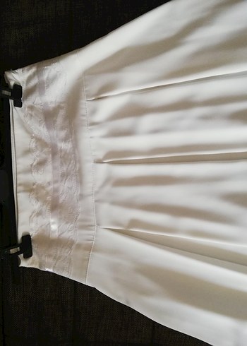 Düğmeli Beyaz Mini Kadın Takım Elbise - Görsel 16