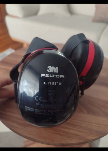 3M Peltor Kulaklık Siyah-Kırmızı - Görsel 7