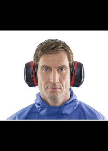 3M Peltor Kulaklık Siyah-Kırmızı - Görsel 2