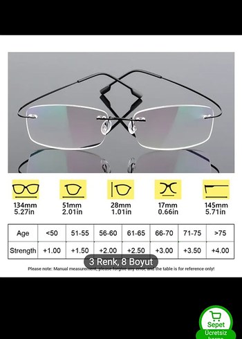 Yakın okuma gözlüğü - Görsel 5