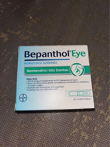 Bepanthol Eye Tekli Göz Damlası