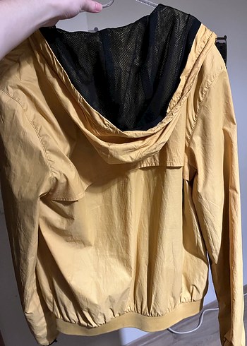 BERSHKA Sarı Fermuarlı Erkek Yağmurluk - Görsel 2