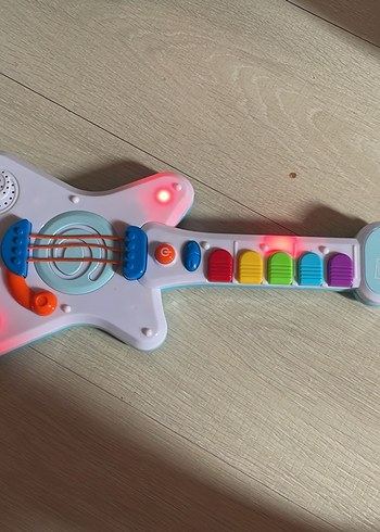 Işıklı müzikli rock roll gitar - Görsel 3