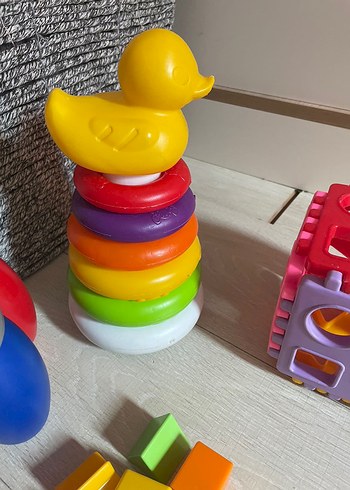 Renkli Eğitici Oyuncak Seti 3lü - Görsel 2