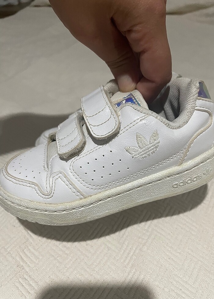 Adidas 25,5 beyaz spor ayakkabı - Görsel 3