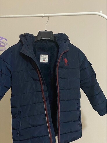 U.S Polo içi tüylü mont