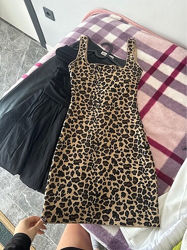 Zara Zara leopar elbise