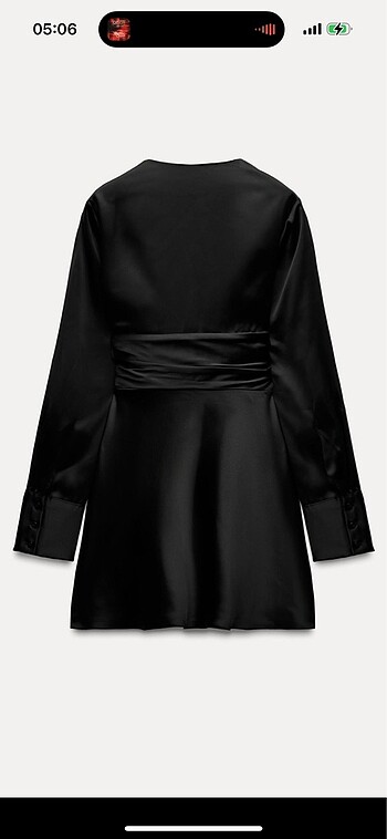 Zara Zara saten elbise