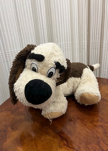 Kahverengi ve Gri Peluş Köpek Oyuncak