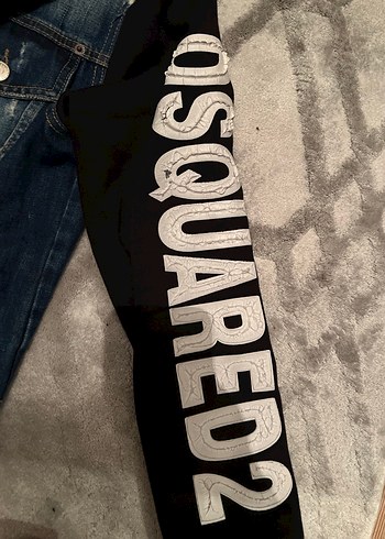 Erkek  Lacivert Denim Ceket Kürklü - Görsel 2