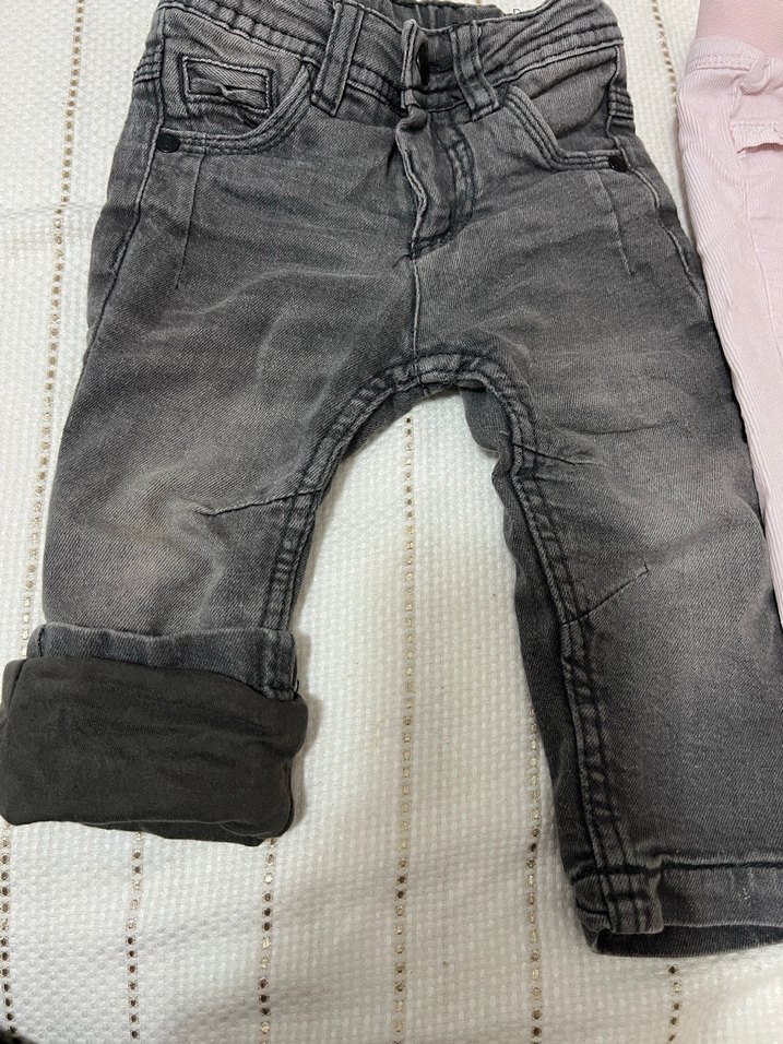 Gri ve pembe astarlı iki pantolon - Görsel 4