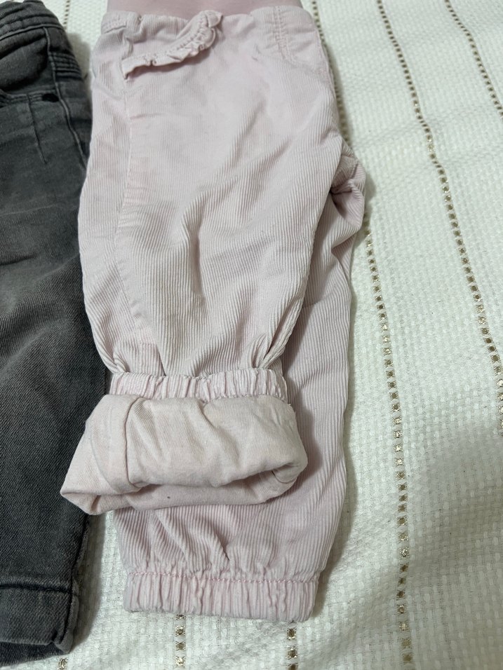 Gri ve pembe astarlı iki pantolon - Görsel 5