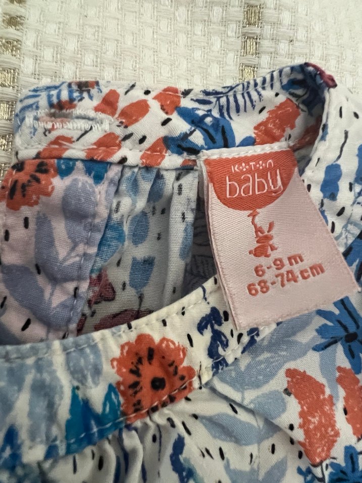 koton 6-9 ay yazlık kız bebek takı. - Görsel 2