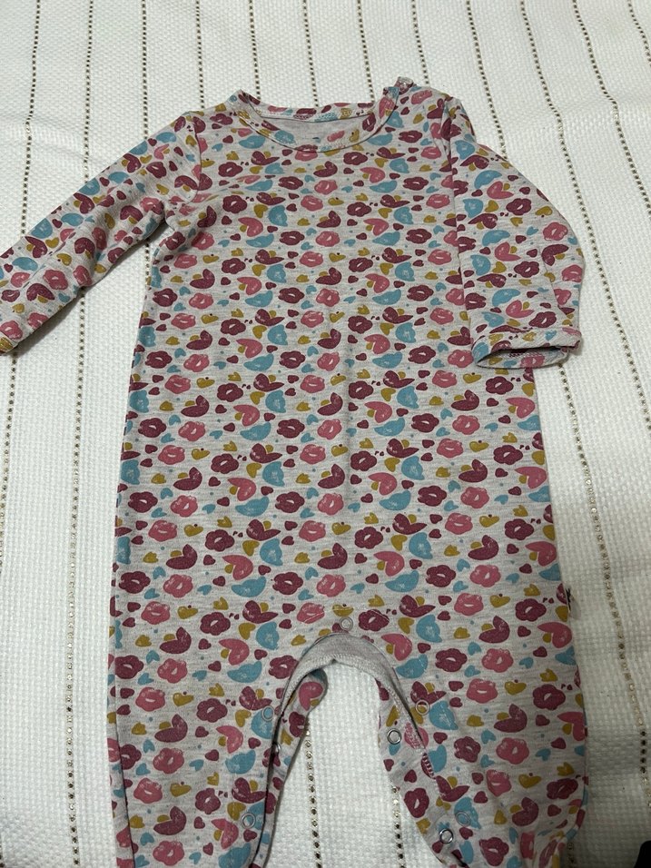 civil 9-12 ay kız bebek tulum - Görsel 4