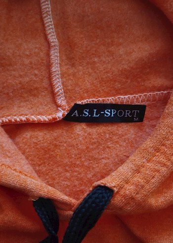 m Beden turuncu Renk Kapüşonlu Kadın Sweatshirt