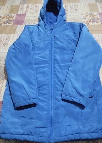 Mavi Erkek Çocuk Fermuarlı Mont - Görsel 4