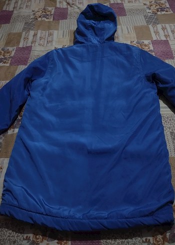 Mavi Erkek Çocuk Fermuarlı Mont - Görsel 2