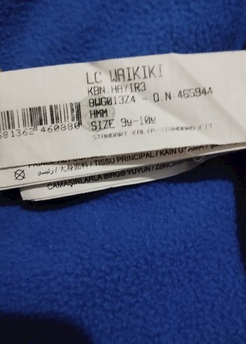 Mavi Erkek Çocuk Fermuarlı Mont - Görsel 6