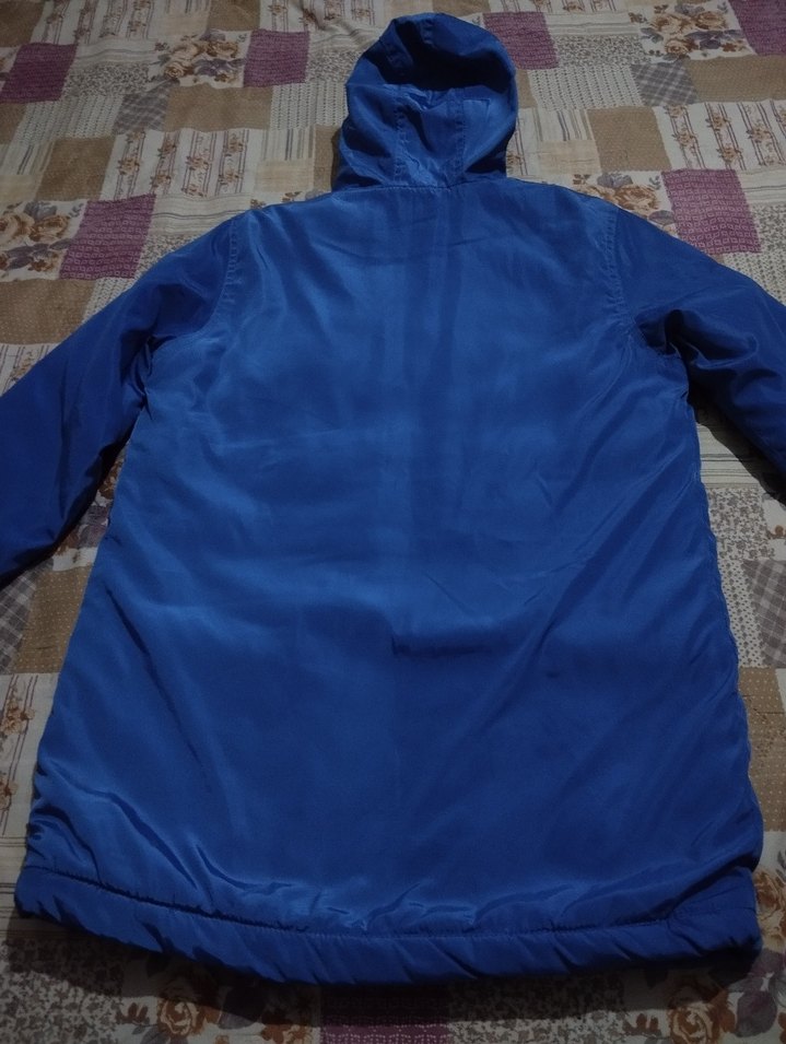 Mavi Erkek Çocuk Fermuarlı Mont - Görsel 2