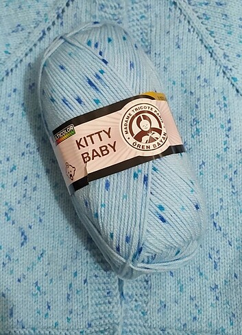 El örgüsü bebek yelek 3-6 ay - Görsel 7