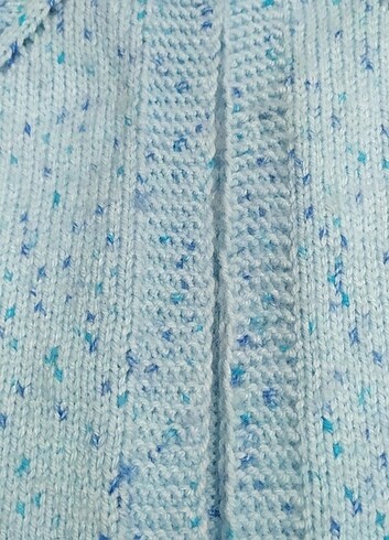 El örgüsü bebek yelek 3-6 ay - Görsel 5