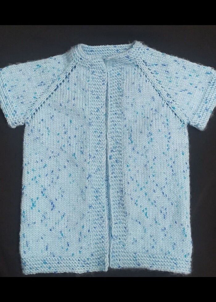 El örgüsü bebek yelek 3-6 ay - Görsel 3