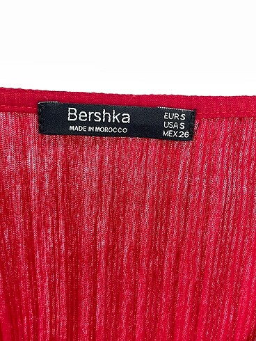 s Beden bordo Renk Bershka Uzun Elbise %70 İndirimli.