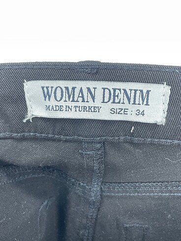 34 Beden siyah Renk PreLoved Jean / Kot %70 İndirimli.