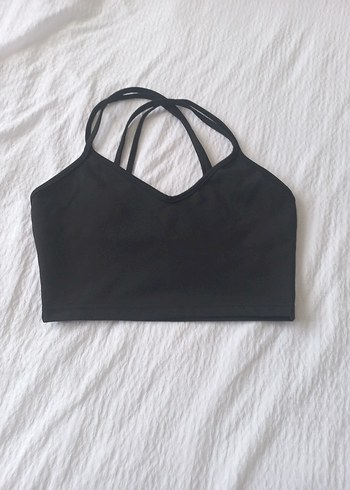 Siyah Spor Büstiyer ve Tayt Takımı - Görsel 5