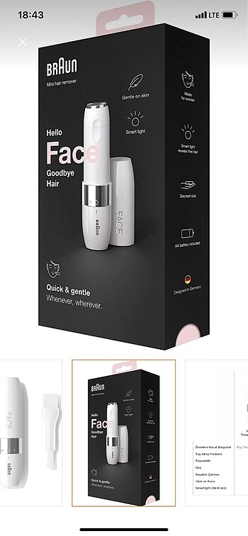 Braun mini tuy alma makinesi