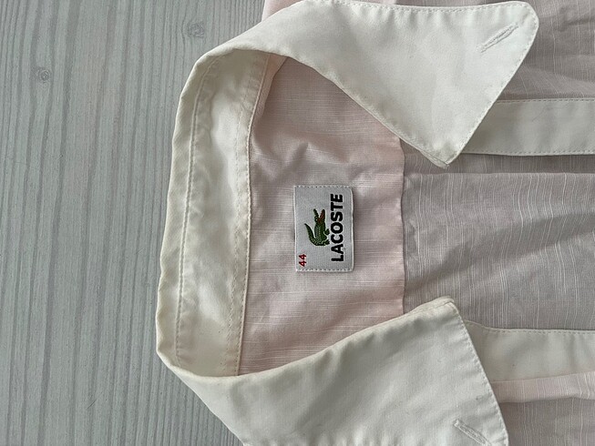 Lacoste Beyaz Kısa Kollu Gömlek