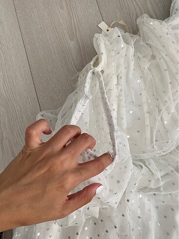 s Beden beyaz Renk Bride elbise kısa elbise