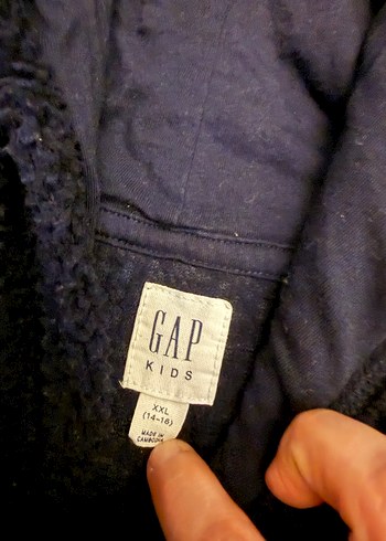 GAP Lacivert Kapüşonlu Kadın Sweatshirt - Görsel 2