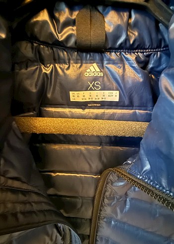 Adidas Lacivert Kadın Fermuarlı İnce Mont - Görsel 3