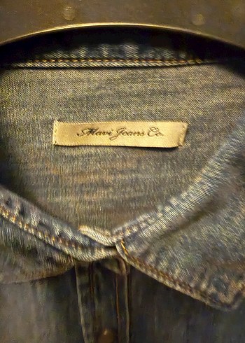 Denim Kadın Gömlek (Mavi Jeans) - Görsel 2