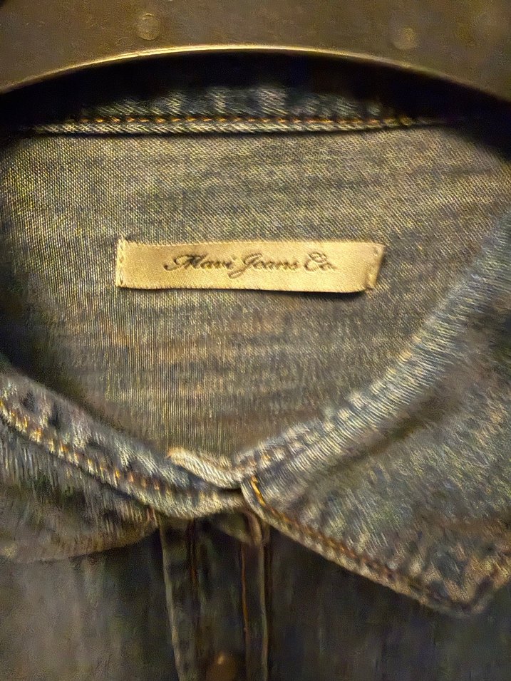 Denim Kadın Gömlek (Mavi Jeans) - Görsel 2