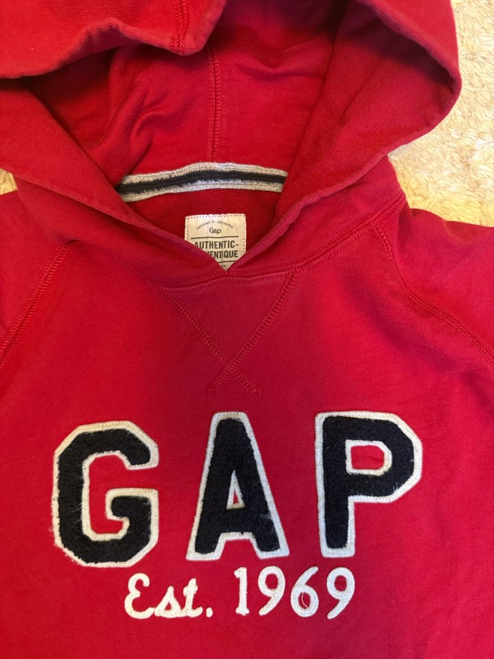 Kırmızı Kapüşonlu GAP Sweatshirt - Görsel 2