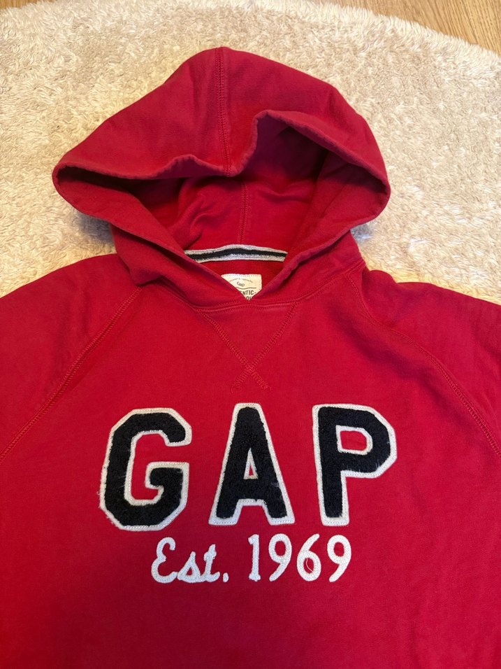 Kırmızı Kapüşonlu GAP Sweatshirt - Görsel 3