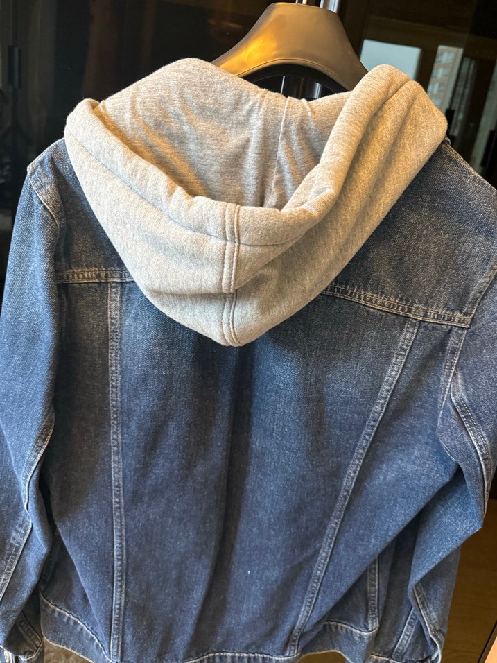 Mavi Jeans Erkek Düğmeli Kapüşonlu Mavi Denim Ceket - Görsel 2