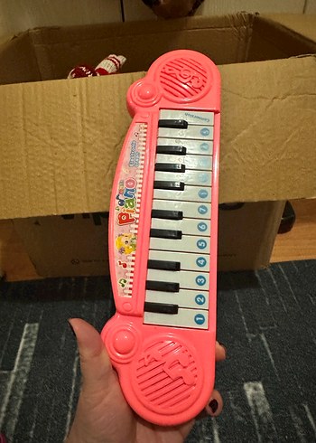 Baby Clementoni Renkli Pembe Çocuk Müzik Oyuncağı Piyano