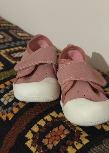 Vicco Vicco Pembe Kız Bebek İlk Adım Ayakkabısı Velcro