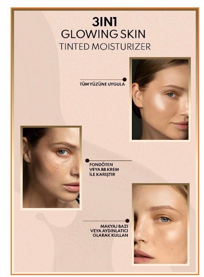 Note 3in1 Işıltılı Nemlendirici BB Krem SPF 50 - Görsel 3