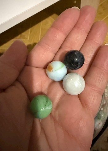 Renkli Cam Bilyeler Seti - Görsel 4