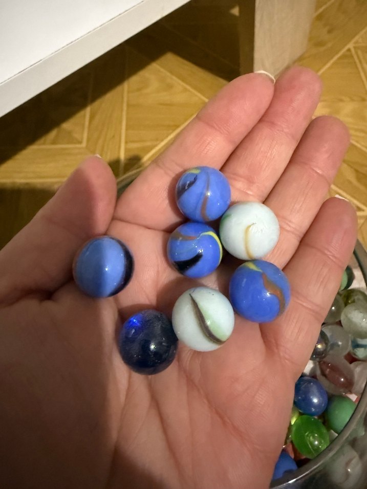 Renkli Cam Bilyeler Seti - Görsel 2