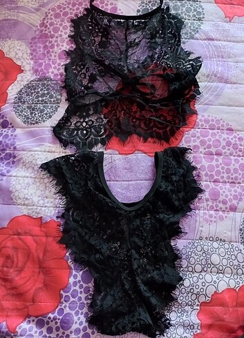 Bayan Bralet Slip Takım
