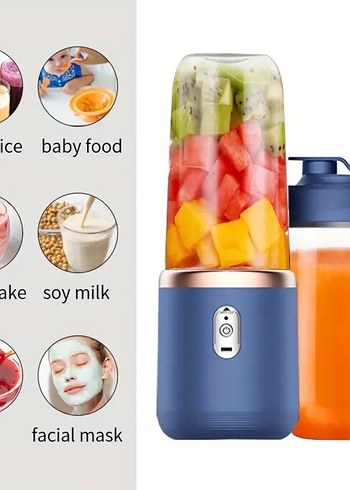 Mini Blender ve Doğrayıcı Smoothie - Görsel 4