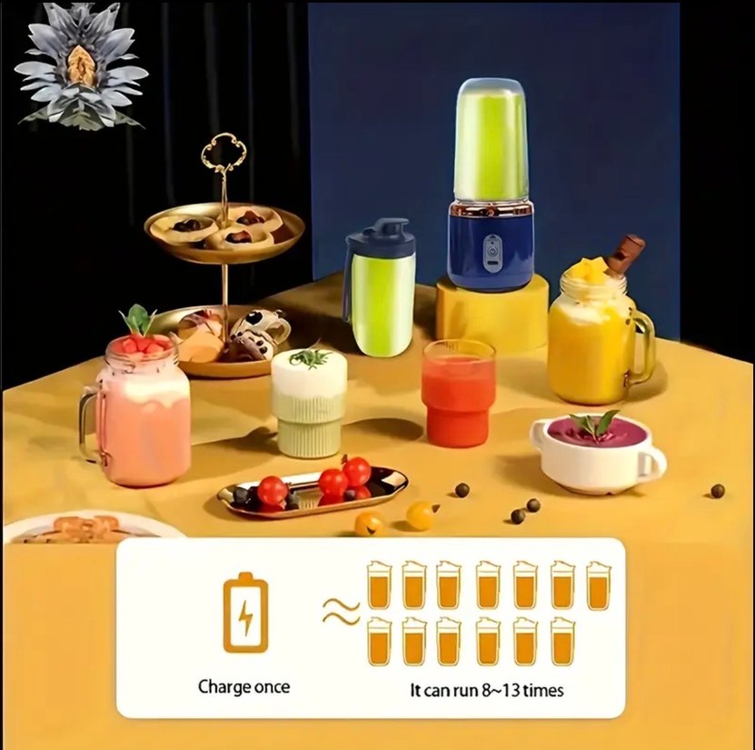 Mini Blender ve Doğrayıcı Smoothie - Görsel 5